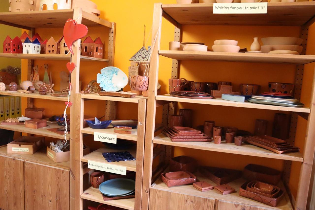 Entire Independent Maisonette Near Heraklion Pottery Classes Petrokefalo Exteriör bild